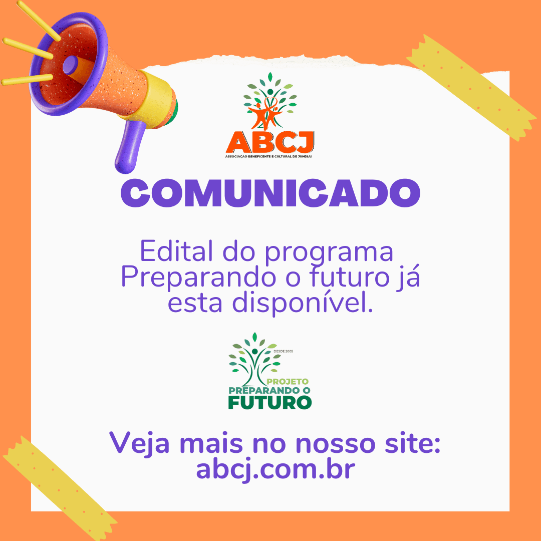 Edital do Processo Seletivo 2024 do Projeto Preparando o Futuro já está disponível